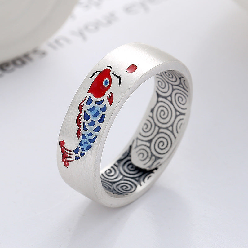Origsoul Koi Fish Ring with Unique Spiral Interior Design https://origsoul.com/products/origins-koi-fish-ring